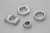 V-Twin - 8832-4T - Chrome Rear Axle Nut and Lock Kit - Fits 1930-1952 Harley-Davidson WL