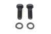V-Twin - 9508-4T - Handlebar Bolt Kit Parkerized - Fits 1937-1948 Harley-Davidson UL, 1936-1957 G, 1936-1952 WL, 1936-1940 EL, 1941-1948 FL