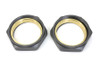 V-Twin - 9702-2T - Parkerized Intake Manifold Nut and Seal Kit - Fits 1937-1948 Harley-Davidson UL, 1936-1939 EL, 1940-1946 WLD, 1930-1936 VL, 1932-1936 WL