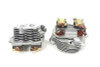 V-Twin - 10-1066 - Panhead Cylinder Heads Full Assembly