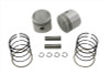 V-Twin - 11-0313 - 74 inch Overhead Valve Piston Set .060 Oversize