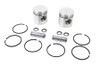 V-Twin - 11-0384 - 45 inch WL/G Piston Kit .005 inch Oversize