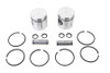 V-Twin - 11-0384 - 45 inch WL/G Piston Kit .005 inch Oversize