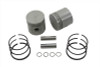 V-Twin - 11-0424 - 3-7/16 inch Piston Set .070 Oversize