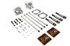 V-Twin - 11-0597 - Sifton Solid Tappet Kit Alloy Finish