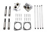 V-Twin - 11-0599 - Solid Tappet Kit Chrome Finish