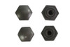 V-Twin - 11-0818 - Rocker Arm Shaft Parkerized Nuts