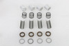 V-Twin - 11-0899 - 1936 Pushrod Cover Clip Kit Stainless Steel