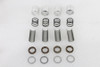 V-Twin - 11-0899 - 1936 Pushrod Cover Clip Kit Stainless Steel