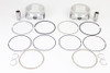 V-Twin - 11-1311 - Wiseco Tracker Series Piston Set .020 Oversize
