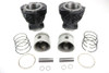V-Twin - 11-1570 - Replica 74 inch Knucklehead Cylinder Kit Black