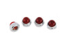 V-Twin - 12-0525 - Red Rocker Arm Shaft End Caps