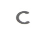 V-Twin - 12-0923 - Clutch Pushrod C Type Snap Ring