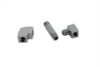 V-Twin - 12-1415 - Chrome Oil Gauge Fitting Kit