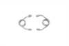 V-Twin - 13-0542 - Chrome 4 inch Hair Pin Seat Spring Set