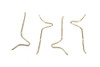 V-Twin - 13-0544 - Beehive Lens Retainer Set - Fits 1939-1941 Harley-Davidson EL, 1941 FL, 1939-1941 W