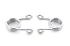 V-Twin - 13-0986 - Chrome 2 inch Hair Seat Spring Set