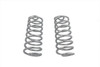 V-Twin - 13-9174 - Chrome 5 inch Seat Spring Set - Fits 1965-1980 Harley-Davidson FLH