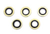 V-Twin - 14-0568 - Banjo Bolt Washer with O-Ring 10mm - Fits 1991-2000 Harley-Davidson FXD, 1988-2001 FL, 1988-2000 XL, 2000-2006 FLST