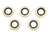 V-Twin - 14-0568 - Banjo Bolt Washer with O-Ring 10mm - Fits 1991-2000 Harley-Davidson FXD, 1988-2001 FL, 1988-2000 XL, 2000-2006 FLST