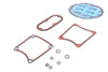 V-Twin - 15-1517 - V-Twin Primary Service Gasket Kit - Fits 1970-1984 Harley-Davidson FLH, FX, 1980-1984 FLT, 1982-1984 FXR