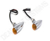 Motorcycle Supply Co. - Speeder Turn Signals - Chrome