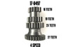 V-Twin - 17-0497 - 4-Speed Transmission Cluster Gear