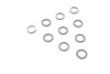 V-Twin - 17-1753 - 45 WL 2nd Gear Thrust Washers - Fits 1941-1952 Harley-Davidson WL