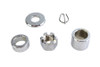 V-Twin - 2040-4 - Rear Axle Spacer Kit Smooth Style Chrome