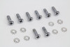V-Twin - 2099-16 - Tappet Block Screw Kit Chrome