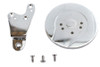 V-Twin - 21-0208 - Dust Shield and Shifter Lever Set Chrome - Fits 1952-1978 Harley-Davidson FL, 1971-1973 FX