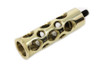 V-Twin - 21-0288 - Brass Swiss Cheese Shifter Peg