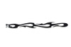 V-Twin - 21-0852 - Black Shifter Rod Flame Style - Fits 1993-2002 Harley-Davidson FXDWG, 1986-2010 FLST (Except 1997-1999 FLSTS), 1980-1998 FLHT, 1986-2010 FXST, 1980-1998 FLT, FLHR