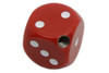 V-Twin - 21-0937 - Red Dice Style Shifter Knob