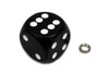 V-Twin - 21-0939 - Black Dice Style Shifter Knob - Fits 1941-1984 Harley-Davidson FL, 1936-1973 G, 1936-1952 W