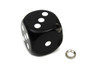 V-Twin - 21-0939 - Black Dice Style Shifter Knob - Fits 1941-1984 Harley-Davidson FL, 1936-1973 G, 1936-1952 W