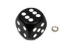 V-Twin - 21-0939 - Black Dice Style Shifter Knob - Fits 1941-1984 Harley-Davidson FL, 1936-1973 G, 1936-1952 W