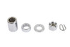 V-Twin - 2150-5 - Chrome Rear Axle Nut Kit