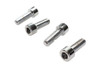 V-Twin - 2175-4-P - Fork Triple Tree Bracket Mount Kit Polished