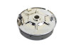 V-Twin - 22-0074 - Rear Mechanical Brake Backing Plate Kit Chrome - Fits 1937-1948 Harley-Davidson VL, 1936-1940 EL, 1941-1957 FL