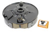 V-Twin - 22-0075 - Rear Mechanical Brake Backing Plate Kit Black - Fits 1937-1948 Harley-Davidson VL, 1936-1940 EL, 1941-1957 FL