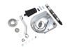 V-Twin - 22-0218 - Kick Starter Conversion Kit Chrome - Fits 1991-2003 Harley-Davidson XL