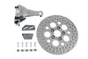 V-Twin - 22-0370 - Chrome Rear 4 Piston Caliper and 11-1/2 inch Disc Kit - Fits 1983-2003 Harley-Davidson XL