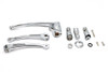V-Twin - 22-0434 - Chrome Brake and Shifter Lever Set - Fits 2023-2024 Harley-Davidson FL