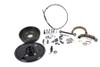 V-Twin - 22-0452 - Black Brake Control Kit - Fits 1936-1937 Harley-Davidson EL, UL