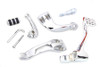V-Twin - 22-0461 - XL Stock Mid Control Kit Chrome