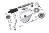 V-Twin - 22-0563 - Kick Starter Conversion Kit Chrome - Fits 2004-2005 Harley-Davidson XL