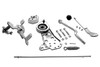 V-Twin - 22-0590 - Jockey Shifter Control Kit Chrome - Fits 1952-1978 Harley-Davidson FL