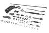 V-Twin - 22-0668 - Parkerized Brake Control Kit Mechanical - Fits 1936-1948 Harley-Davidson UL, 1936-1940 EL, 1941-1957 FL