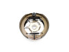 V-Twin - 22-0708 - Rear Mechanical Brake Backing Plate Kit Chrome - Fits 1937-1948 Harley-Davidson VL, 1936-1940 EL, 1941-1957 FL